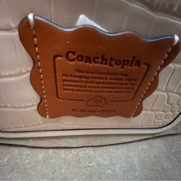 Coach Ergo Bag In Croc Embossed Coachtopia Leather - Picture 7 of 13